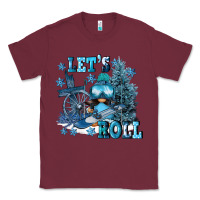 Burgundy let's roll Classic Tee - FaDigitalArtStudio