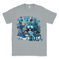 Heather Grey let's roll Classic Tee - FaDigitalArtStudio