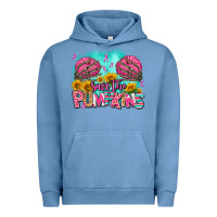 Pigment Pebble Blue save the pumpkins Urban Hoodie - AdoDesignShop