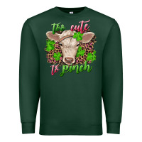 Sports Green Too cute to pinch charolais calf Premium Sweatshirt - RanaPortraitStore
