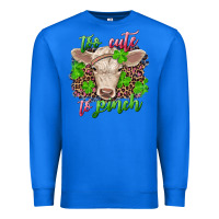 True Royal Too cute to pinch charolais calf Premium Sweatshirt - RanaPortraitStore