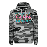 Slate Camo future nurse Premium Hoodie - AdoDesignShop