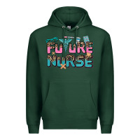 Sports Green future nurse Premium Hoodie - AdoDesignShop