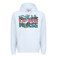 White future nurse Premium Hoodie - AdoDesignShop
