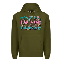 Army Green future nurse Premium Hoodie - AdoDesignShop