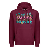 Burgundy future nurse Premium Hoodie - AdoDesignShop