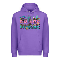Purple future nurse Premium Hoodie - AdoDesignShop