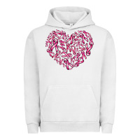 Pigment Lunar Rock breast cancer ribbon heart Urban Hoodie - AdoDesignShop