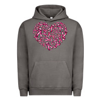 Pigment Tornado breast cancer ribbon heart Urban Hoodie - AdoDesignShop