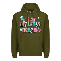 Army Green dialysis nurse Premium Hoodie - AdoDesignShop