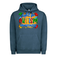 Pigment Midnight Navy fight for autism awareness Urban Hoodie - Artiststas