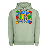 Pigment Oil Green fight for autism awareness Urban Hoodie - Artiststas