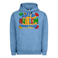 Pigment Pebble Blue fight for autism awareness Urban Hoodie - Artiststas