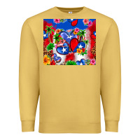 Antique Gold puerto rico hearts Premium Sweatshirt - Zillion Design Studio