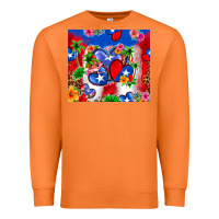 Carrot puerto rico hearts Premium Sweatshirt - Zillion Design Studio