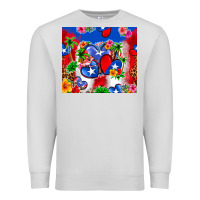 Dove Grey puerto rico hearts Premium Sweatshirt - Zillion Design Studio