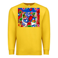 Lemon puerto rico hearts Premium Sweatshirt - Zillion Design Studio