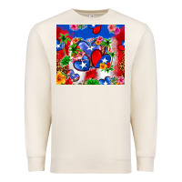 Sandshell puerto rico hearts Premium Sweatshirt - Zillion Design Studio