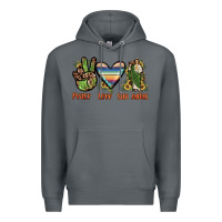 Rock peace love san judas Premium Hoodie - JahusDesignShop