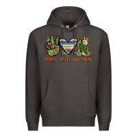 Smoke peace love san judas Premium Hoodie - JahusDesignShop
