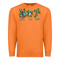 Carrot peace love faith Premium Sweatshirt - texasbilliewilder