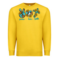 Lemon peace love faith Premium Sweatshirt - texasbilliewilder