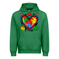 Emerald autism heart Urban Hoodie - Artiststas
