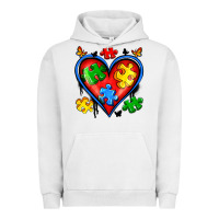 Pigment Lunar Rock autism heart Urban Hoodie - Artiststas