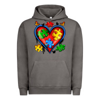 Pigment Tornado autism heart Urban Hoodie - Artiststas
