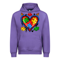 Tulip autism heart Urban Hoodie - Artiststas