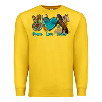 Lemon peace love horses tbw Premium Sweatshirt - texasbilliewilder