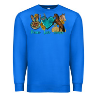 True Royal peace love horses tbw Premium Sweatshirt - texasbilliewilder