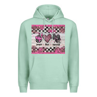 Seafoam peace love racing Premium Hoodie - JahusDesignShop