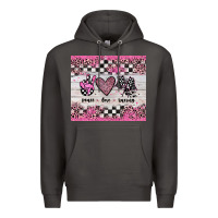 Smoke peace love racing Premium Hoodie - JahusDesignShop