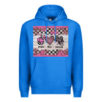 True Royal peace love racing Premium Hoodie - JahusDesignShop