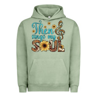 Pigment Oil Green then sings my soul Urban Hoodie - JahusDesignShop