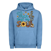 Pigment Pebble Blue then sings my soul Urban Hoodie - JahusDesignShop