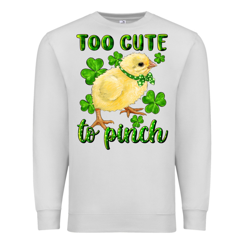 Too Cute To Pinch Chick Premium Sweatshirt by RanaPortraitStore | Teevron