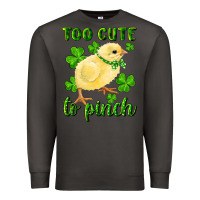 Smoke Too Cute To Pinch Chick Premium Sweatshirt - RanaPortraitStore