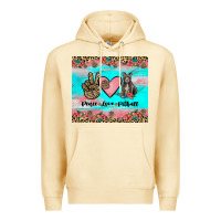 Pina Colada peace love pitbull Premium Hoodie - JahusDesignShop