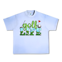 Grape Ice golf life Urban Heavy Tee - Artiststas