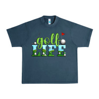 Midnight Navy golf life Urban Heavy Tee - Artiststas