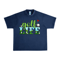 Navy golf life Urban Heavy Tee - Artiststas