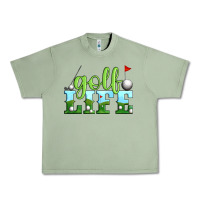 Oil Green golf life Urban Heavy Tee - Artiststas