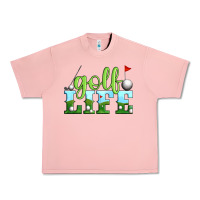 Salmon golf life Urban Heavy Tee - Artiststas