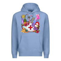 Colony Blue nurse  summer Premium Hoodie - AdoDesignShop