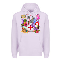 Lilac nurse  summer Premium Hoodie - AdoDesignShop