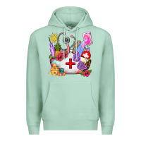 Seafoam nurse  summer Premium Hoodie - AdoDesignShop