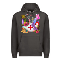 Smoke nurse  summer Premium Hoodie - AdoDesignShop