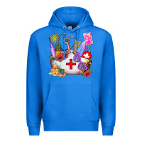 True Royal nurse  summer Premium Hoodie - AdoDesignShop